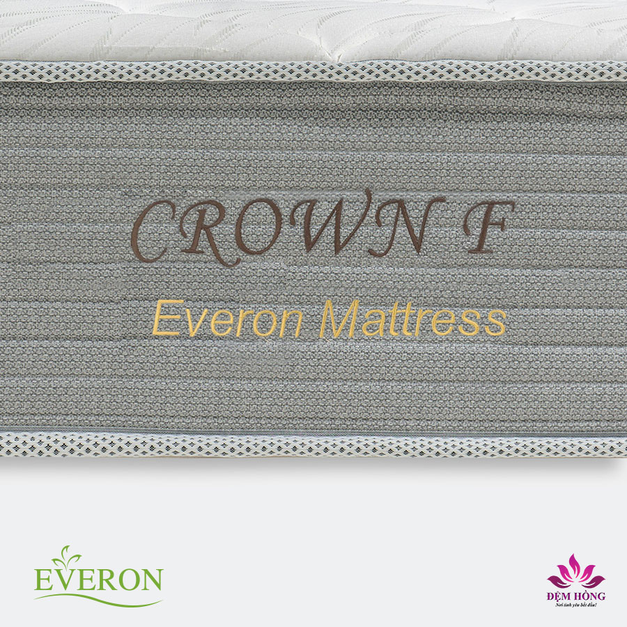 Nệm lò xo Everon Crown – F chính hãng.