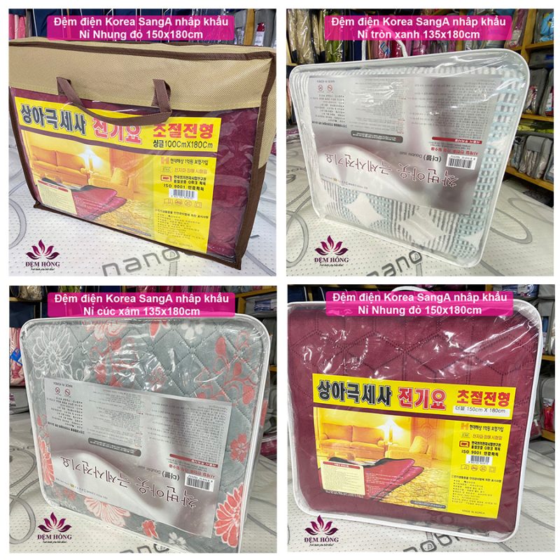 Chăn điện Hàn Quốc SangA